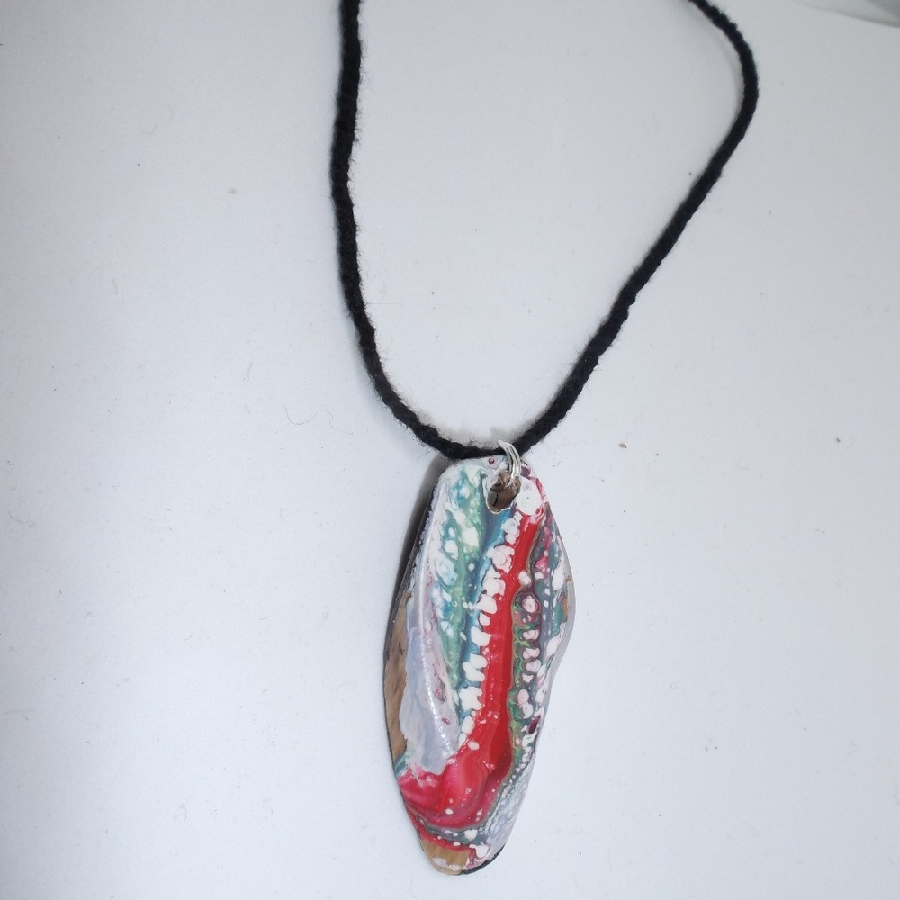 Fire and ice Driftwood Necklace